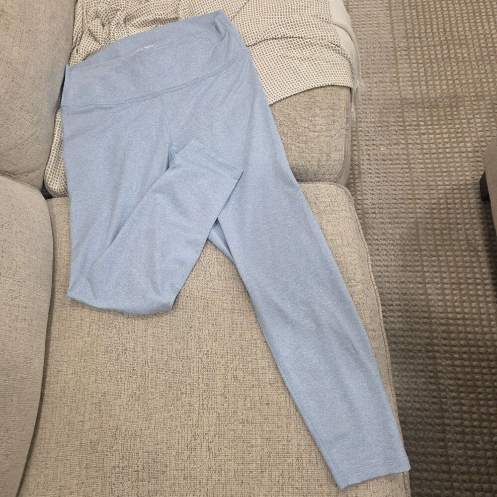 New Sky Blue Old Navy Women's Athletic Leggings Blue